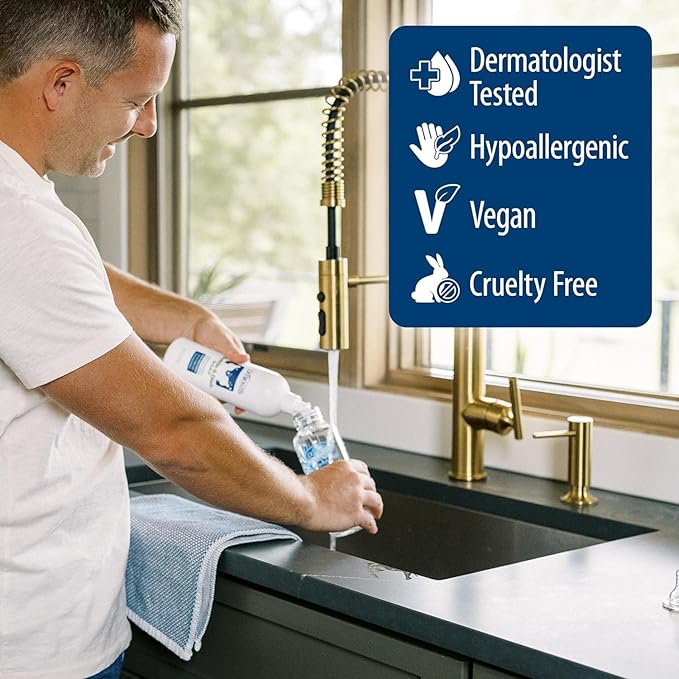 Dr. Brown's Bottle & Dish Soap for Baby Bottles and Baby Accessories, Plant-Derived, Fragrance-Free, 16 fl oz, 2 Pack