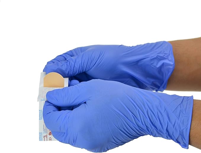 Dealmed Brand Nitrile Medical Grade Exam Gloves, Disposable, Latex-Free