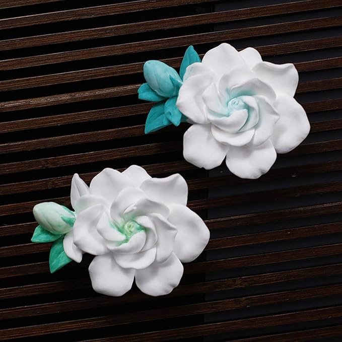 Gardenia Flower Silicone Soap Mold Candle Mold Fondant Chocolate Candy Cake Decorating Mould Resin Clay Baking Pastry Tools