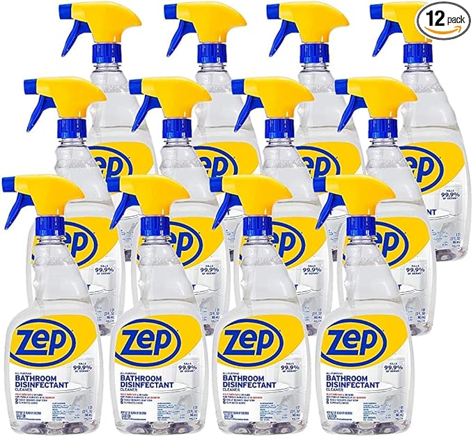 Zep Multi Purpose Surface Disinfectant - 32 Ounces (Case of 12) ZUAPBD32 - Powerful Disinfecting Formula, Kills 99.9 Percent of Germs