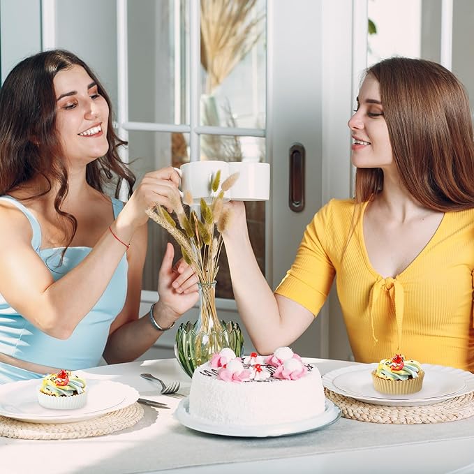 Uiifan Disposable Round Cupcake Liners Paper Baking Cups Wrappers Cupcake Paper Microwave Oven Safe Bakeware Mold for Snacks Cakes(3 Colors,150 Pack)