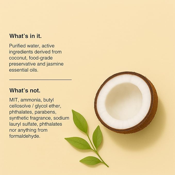 Public Goods Multi Surface Cleaner Refill & Glass Spray Bottle | All Purpose Cleaner Refill for Floors, Tile, Countertops | Multi Purpose | Scented w/Jasmine Essential Oils | 3 Pack - 24 Oz Diluted