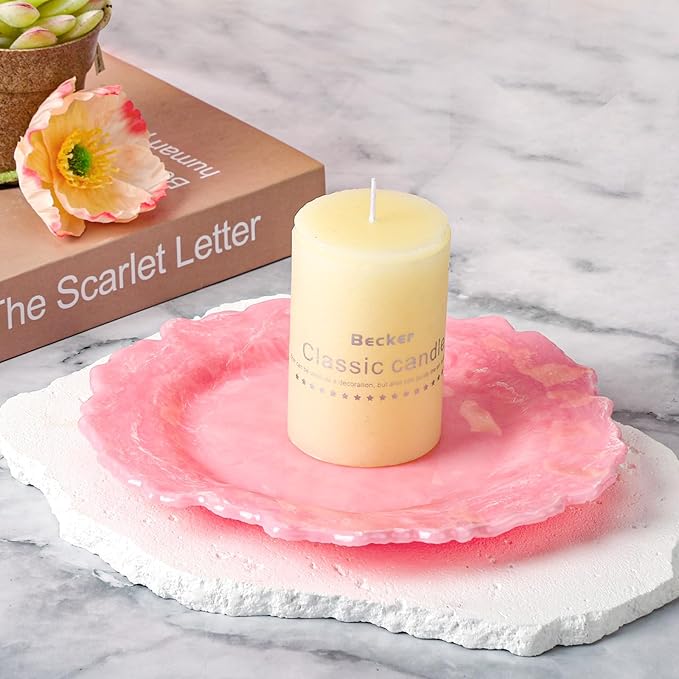 Gartful 2 Pieces Tray Resin Molds, Silicone Jewelry Dish Molds, Storage Container Epoxy Resin Casting Molds for Jewelry Ring Holders, Soap Dish, Candle Holder