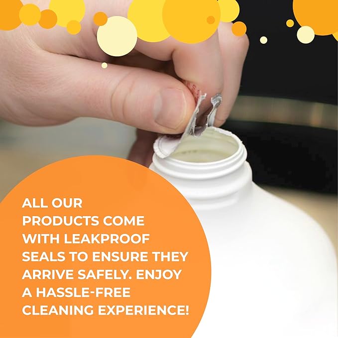 Liquid Dish Soap – EcoGarantie Certified, 100% Plant-Based Formula, Made with Organic Ingredients, Scented with Organic Orange Essential Oil – 24.6 fl oz (730 mL), Pack of 3