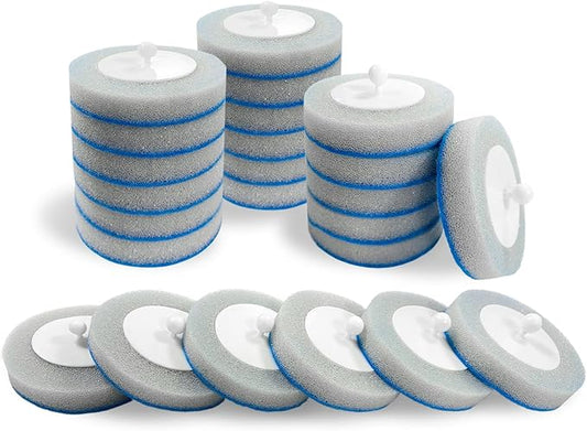 24 Pack Disposable Toilet Brush Refill Pads, for Use with BECORRECT Toilet Cleaning Kit System Only