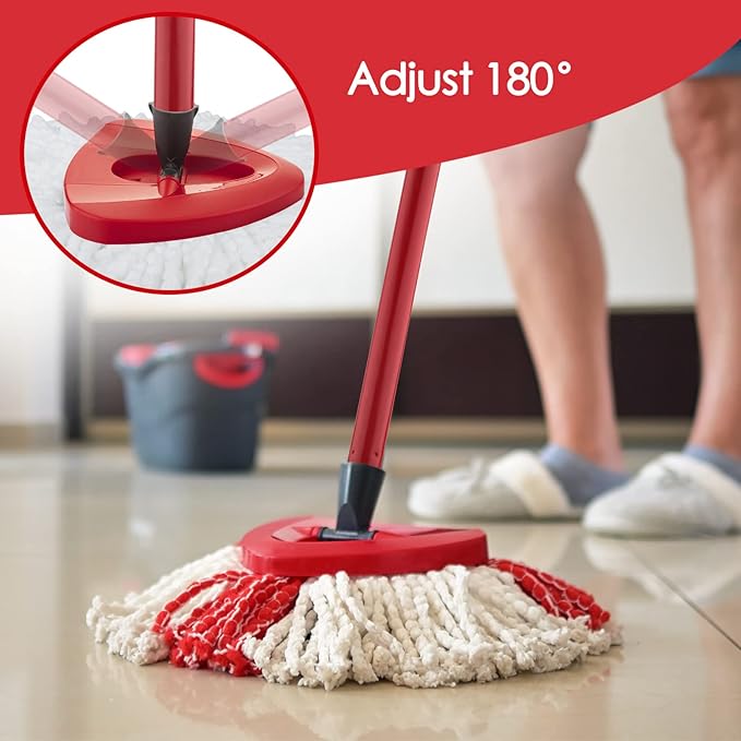 Spin Mop Replacement Base Head Compatible with O Cedar Rotating Triangle Spinning Mop Replace Cover Plastic Base Case Disc Accessories Part, 1 Pack, Not Fit RinseClean