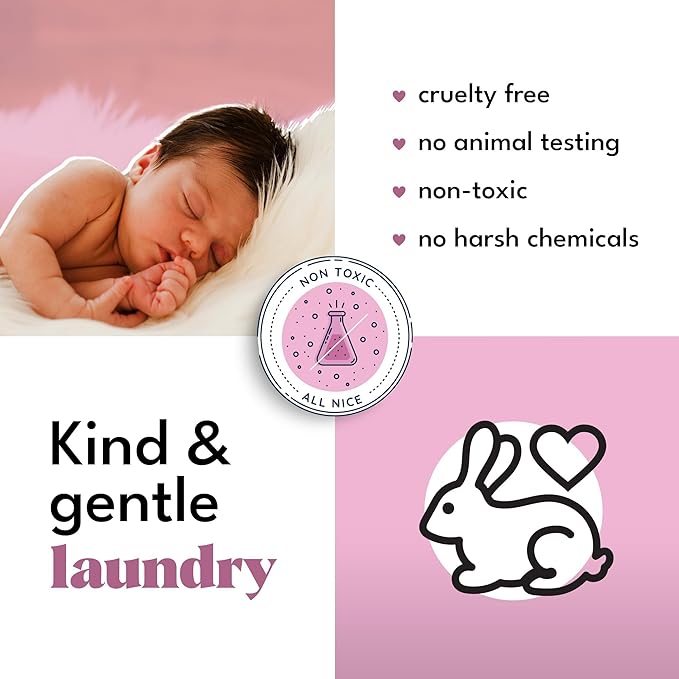 Zero Trace All Natural Baby Laundry Detergent Sheets - Powerful Eco-Friendly Travel Laundry Strips for Sensitive Skin (144 Loads 72 Sheets)