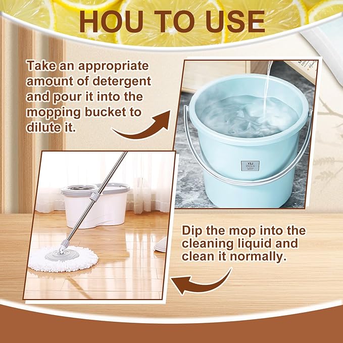 Mop Soap, 2025 New Highly Scented Floor Cleaner, Luxury Long-Lasting Fragrance, Multisurface Deep Cleaning for Tough Stains, Home Floor Care Solution