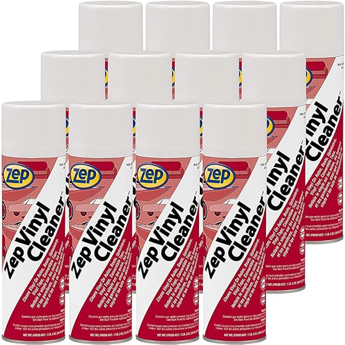 Zep Multi-Use Foaming Vinyl Cleaner - 20 oz (Case of 12) 23401 - Just Spray and Wipe