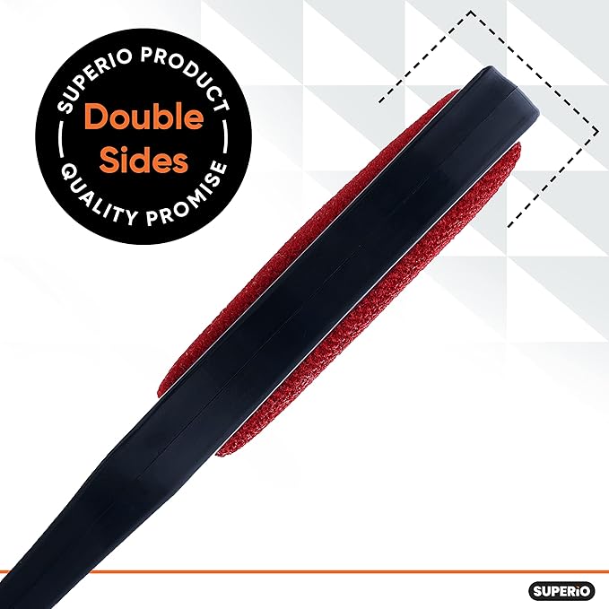 Superio Magic Suede Lint Brushes for Clothes Double Sided Lint Remover Clothes Brush Garment Brush, Portable Lint Remover for Pet Hair or Dust from Hats, Wool Suit, Suede Couch... 6