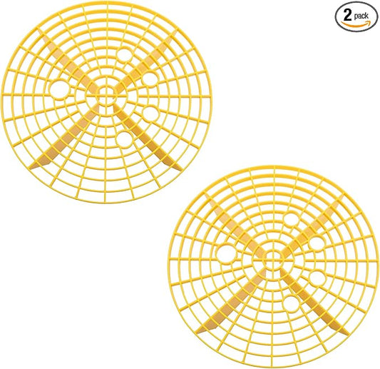 Car Wash Bucket Insert Dirt Guard Insert Fits 12 Inch Diameter Bucket or 3-5 Gallon Bucket (2, Yellow)