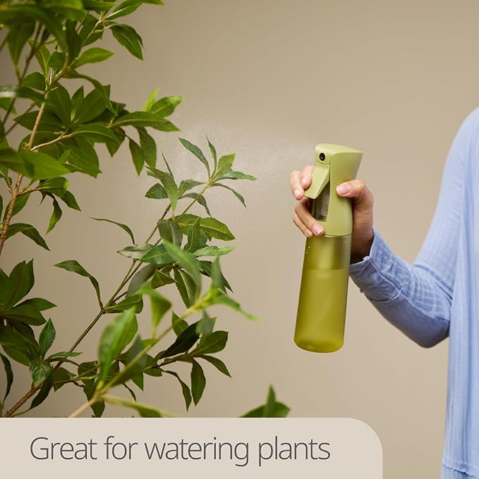 10 OZ Continuous Spray Bottles - Ultra Fine Mist Sprayer | Water Spray Bottle For Hair Stuff, Mister Spray Bottle For Plants Mister | Hair Spray Bottles For Hairstyling, Cleaning, Salons