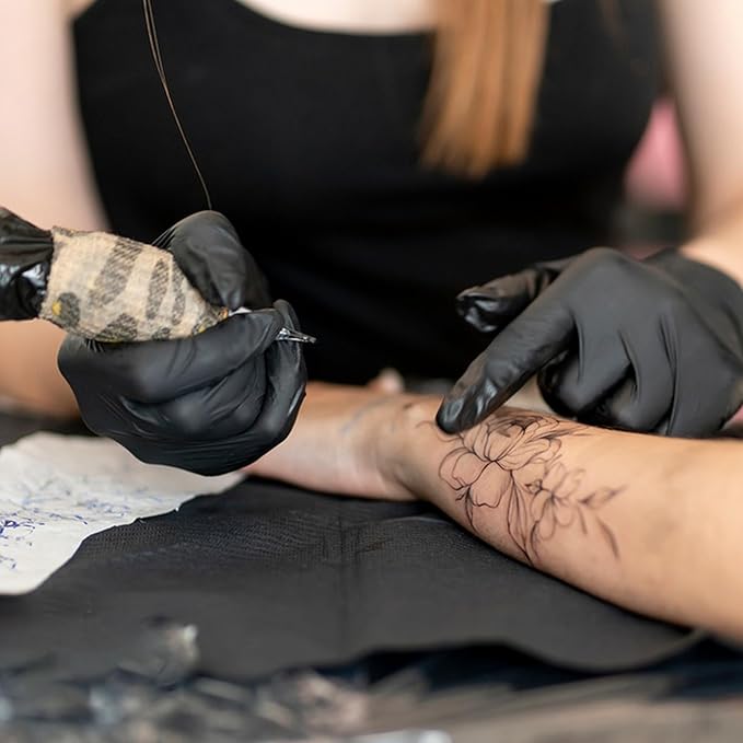 PEIPU Vinyl Disposable Gloves,Powder Free,Cleaning Service Gloves, Latex Free