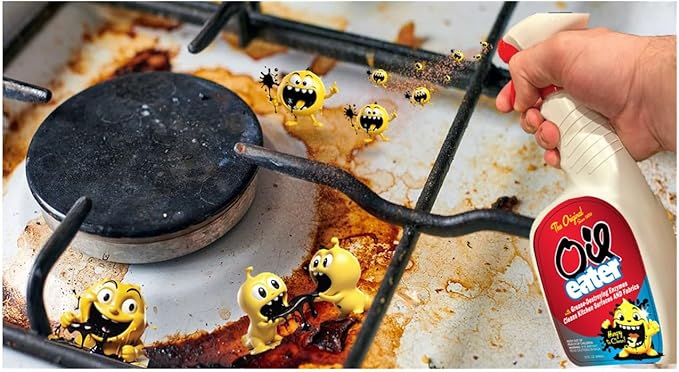 Oil Eater Original 32 oz All-Purpose Cleaner and Degreaser - Dissolve Grease & Oil Stains - Automotive, Kitchen and Outdoor – Pack of 2