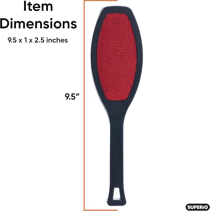 Superio Magic Suede Lint Brushes for Clothes Double Sided Lint Remover Clothes Brush Garment Brush, Portable Lint Remover for Pet Hair or Dust from Hats, Wool Suit, Suede Couch... 6