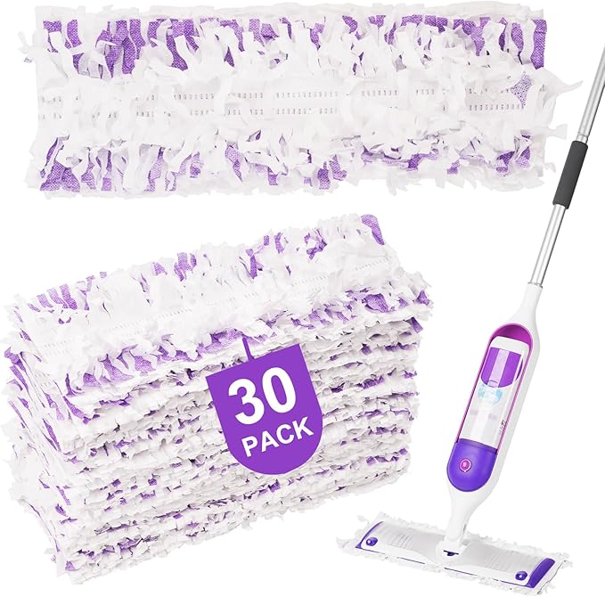 30P Swiffer mop Replacement Pads. Compatible with Swiffer Power Mop. Vacuum-Packed Disposable mop Pads. Suitable for Multiple Surfaces. Suitable for Various Types of Flooring.