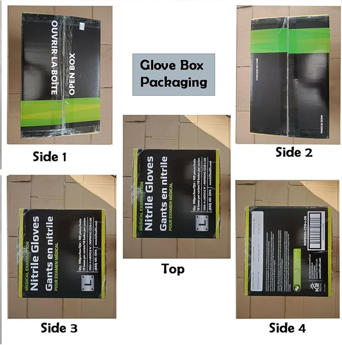 Inspire HEAVY DUTY ORIGINAL Stretch Nitrile Black Gloves Disposable Latex Free | Food, Mechanic, 6mil Black or 8 Mil Orange