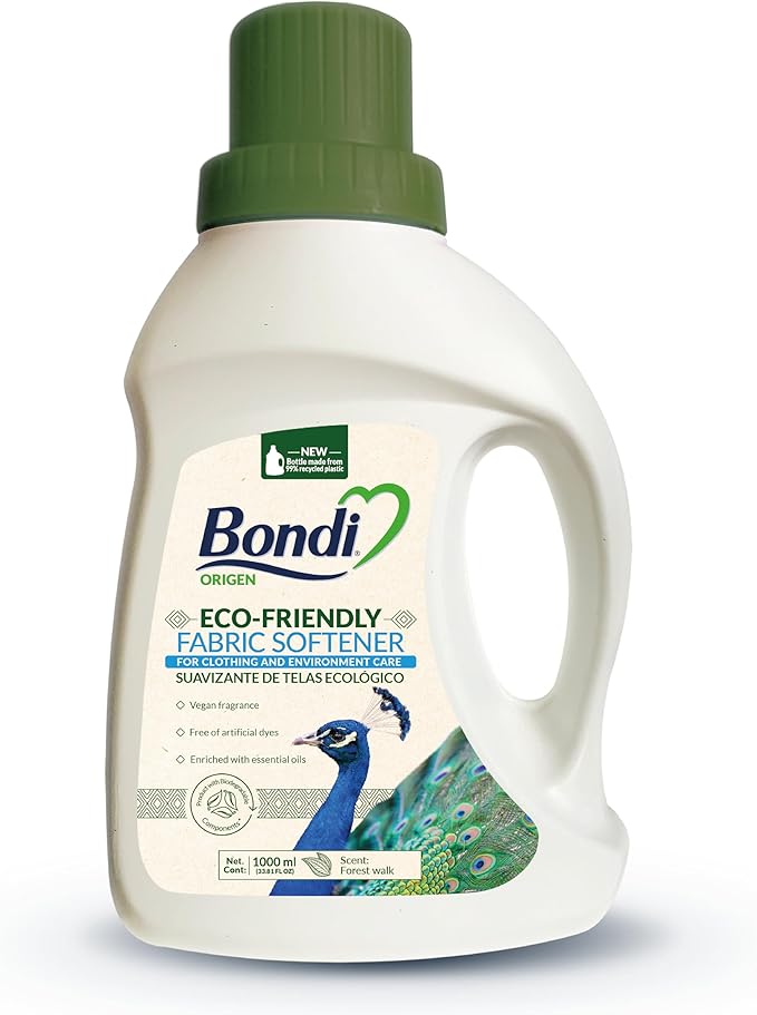 Fabric Softener Clothing - Forest Walk Vegan Fragrance - Enriched with Essential Oils - Bondi ADVANCED
