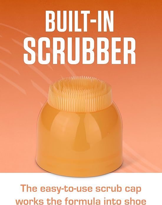 SOFSOLE Instant Cleaner 5 oz or 9 oz - Deep Cleaning Foaming Action Lifts Dirt & Debris from Toughest Fabrics & Materials - Scrub Top Applicator - Refreshing Scent - Athletic Shoes & Footwear