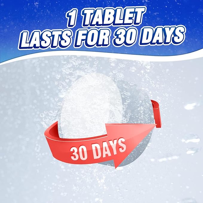 Vacplus Toilet Bowl Cleaners - 6 PACK, Household Toilet Cleaner, Automatic Toilet Bowl Cleaners with Bleach, Sustained-Release Toilet Tank Cleaners for Deodorizing and Descaling, 1.76 Ounces Each