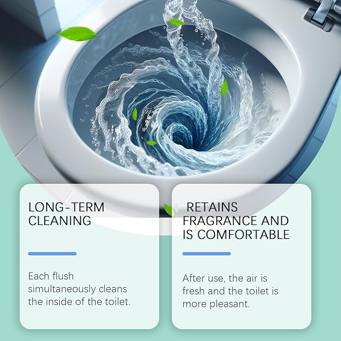 Krazy Klean Toilet Cleaner Pro,Krazy Clean Toilet Bowl Cleaner Bottle,Automatic Crazy Cleen Toilets Bowl Cleaners,Easy to Use,Long-Lasting Fresh Scent(2 pcs)