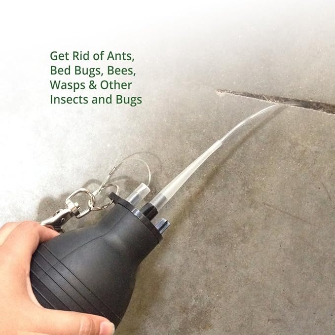 Diatomaceous Earth Duster, Powder Sprayer, Garden Duster Applicator Dispenser with Long Plastic Tube for Organic Gardening Agricultural Supplies