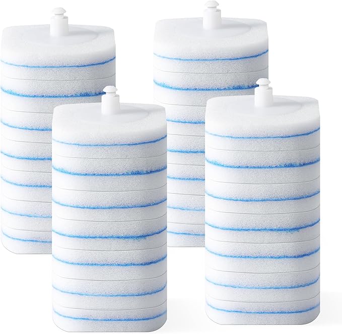 oshang 28 Count Toilet Brush Refills, Toilet Refill Pads, Disposable Toilet Brush Heads for Bathroom Cleaning