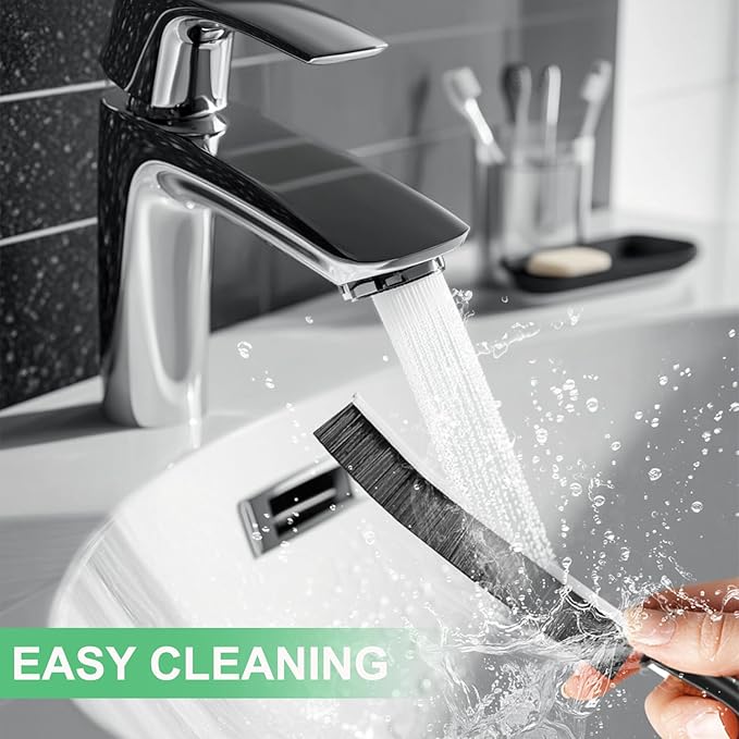 Crevice Cleaning Brush,Hard Bristle Grout Scrub Brushes,Household Cleaning Brushes,Gap Cleaning Supplies Home Essentials for Kitchen,Toilet,Bathroom,Bathtub,Sink,Window Track,Gi-ft for Women Men