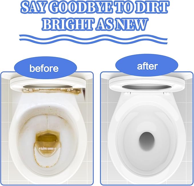 26 Pcs Toilet Pumice Stone with Long Handle Toilet Bowl Cleaner Brush Wand Refills Pumice Stone Block Deep Cleaning Remover Tool for Pool Bath Kitchen Sinks Tiles (White)