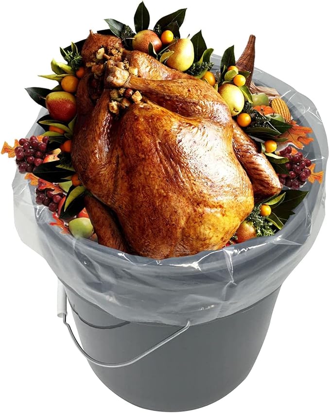 5 Gallon Bucket with Liner Bags for Marinating and Brining, Food Grade, BPA Free, Made in USA