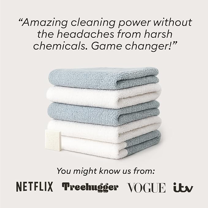 Vove Plastic-Free Laundry Detergent Blocs - 60 Ultra-Concentrated Tablets, Better Than Pods & Sheets - 5-Layer PureStack Technology, 3X Enzyme Power, Fragrance Free, Eco-Friendly