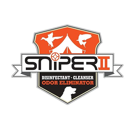 SNiPER II Disinfectant Cleanser and Odor Eliminator, Cleaner for Outdoor Disinfecting Purposes, Use for Hunting, Fishing, and Camping, Made in the USA, 16 Ounce Spray Bottle, 2-Pack