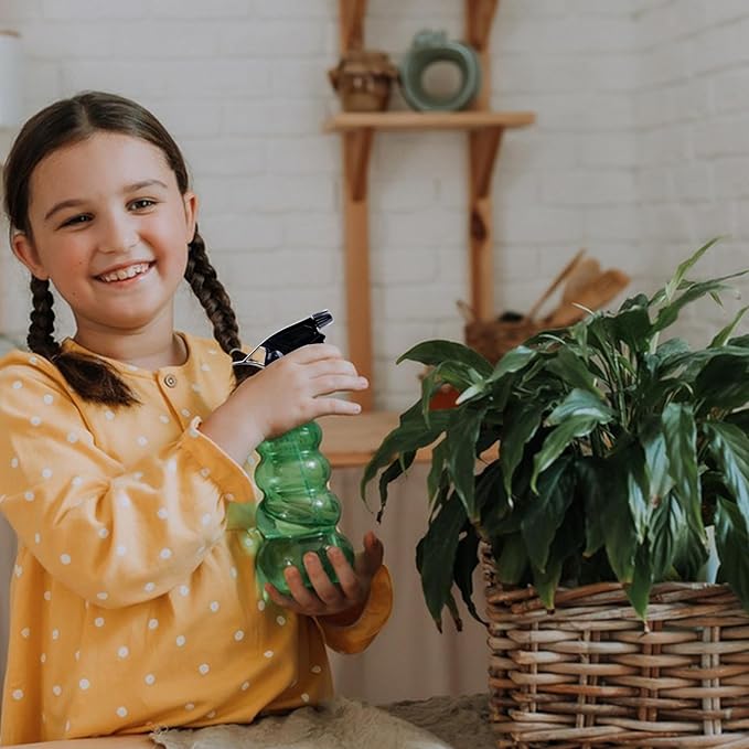 6pcs Spray Bottle Replacement Nozzle Mist Spray & Stream Sprayer Reusable with Tube Tops Fit Standard 28/400 Neck Bottles for Kitchen, Garden and Office Cleaning Supplies