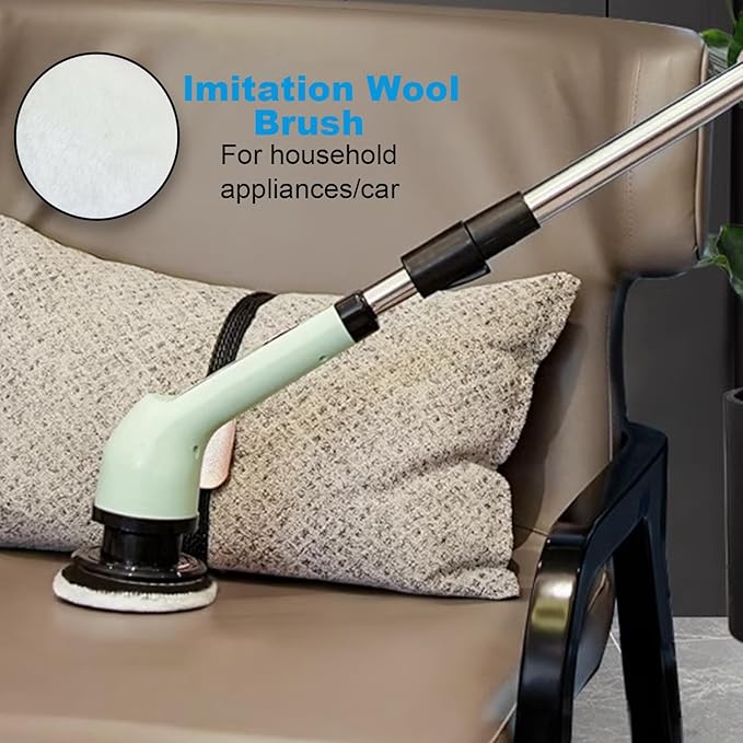 Brush Heads Set, 9 Pack 4 inches Cordless Electric Spin Scrubber Replaceable Brush Heads for Household Cleaning Brushes/Bathroom/Floor/Tile/Car