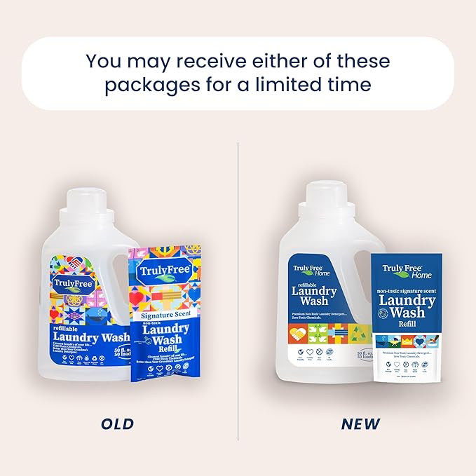 TRULY FREE - Laundry Detergent with Refill + Auto Dishwasher Soap