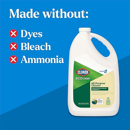 CloroxPro Clorox EcoClean All-Purpose Cleaner Refill, 128 Fluid Ounces