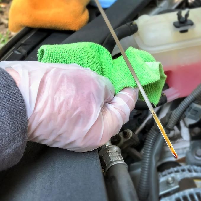 Protospheric Premium Disposable Stretch Cleaning Safety Gloves, Nitrile, Vinyl, Latex and Powder Free