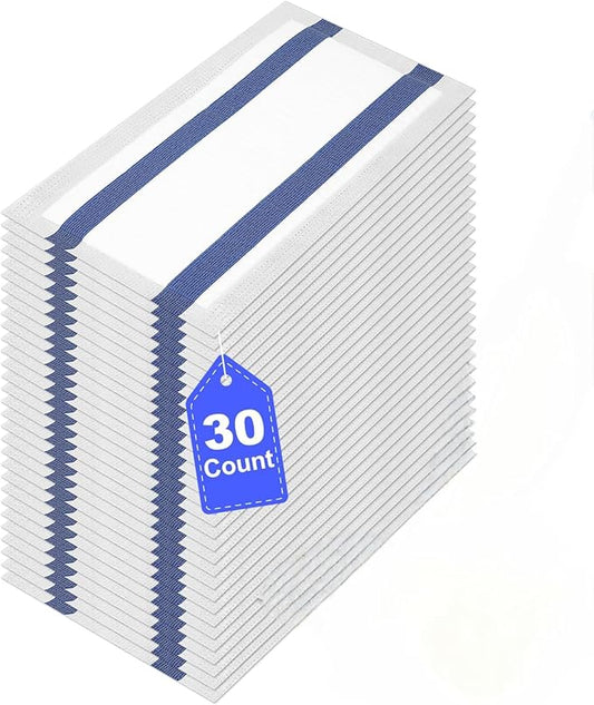 Disposable Mop Pad Refills Compatible with Swiffer Wet Jet Mop, Mopping Pad Refill Fit for Swiffer Wetjet Mop, 30 Count Multi-Layer Floor Mop Pads for Multi Surface Floor