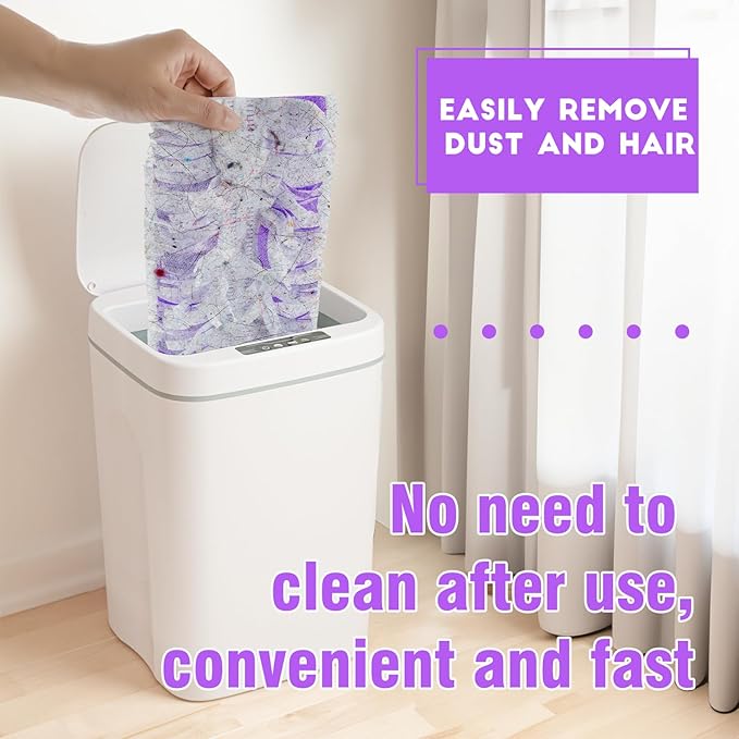 60 Count Disposable Power Mop Refills for Swiffer Power Mop, Extra Absorbent, Traps Dust & Hair, Fits All Swiffer PowerMop Models, PowerMop Wet Pads Rifill for Floor Cleaning