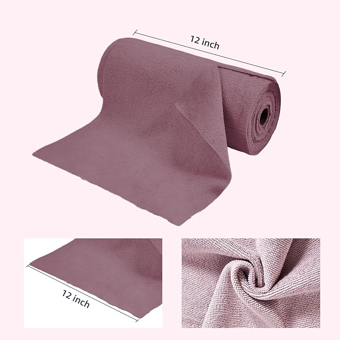 & PLUSH Microfiber Cleaning Cloth Roll - 85 Pack, Tear Away Microfiber Towels, 12" x 12", Reusable, Washable, Streak Free, Ultra Absorbent Dish Rags for Car, Home, Garage or Shop (Dewbury)