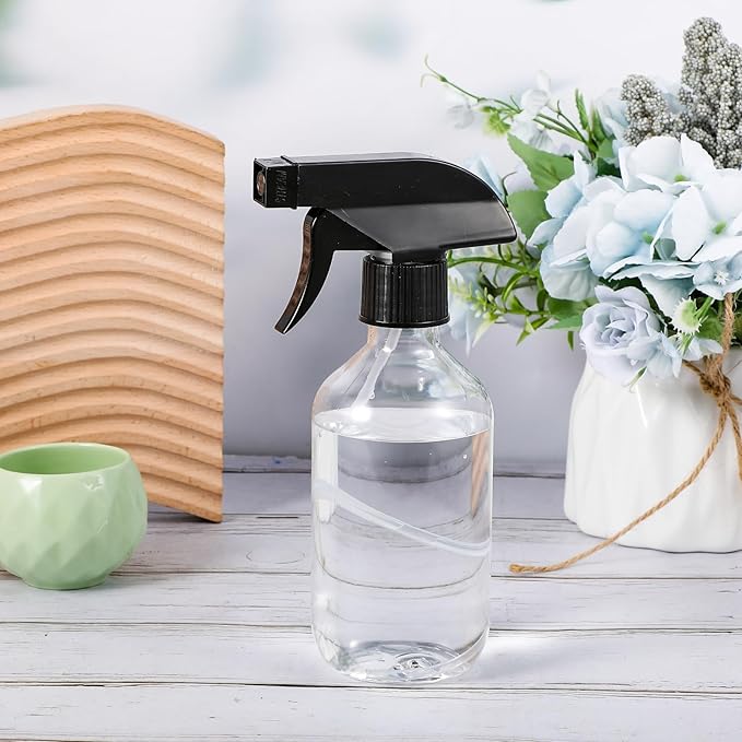 10Pcs 10oz Spray Bottle for Hair, Plastic Empty Spray Bottles for Plants, Mist/Stream Heavy Duty Water Spraying Bottle with Adjustable Sprays Nozzle BPA Free Refillable Containers for Cleaning