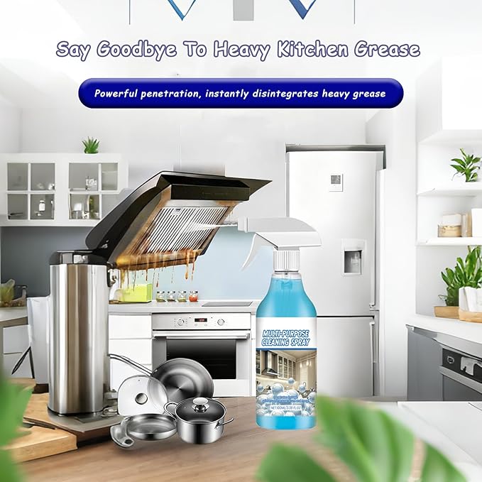 Spray Splash Cleaner, 2026 Upgraded Splash Spray All Purpose Cleaner, Multi-Purpose Handheld Degreaser, Foam Sprays Cleaners for Stove, Oven, Kitchenware (2)