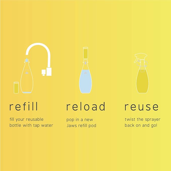 JAWS Cleaner Disinfectant Refill Pods, Box of 24