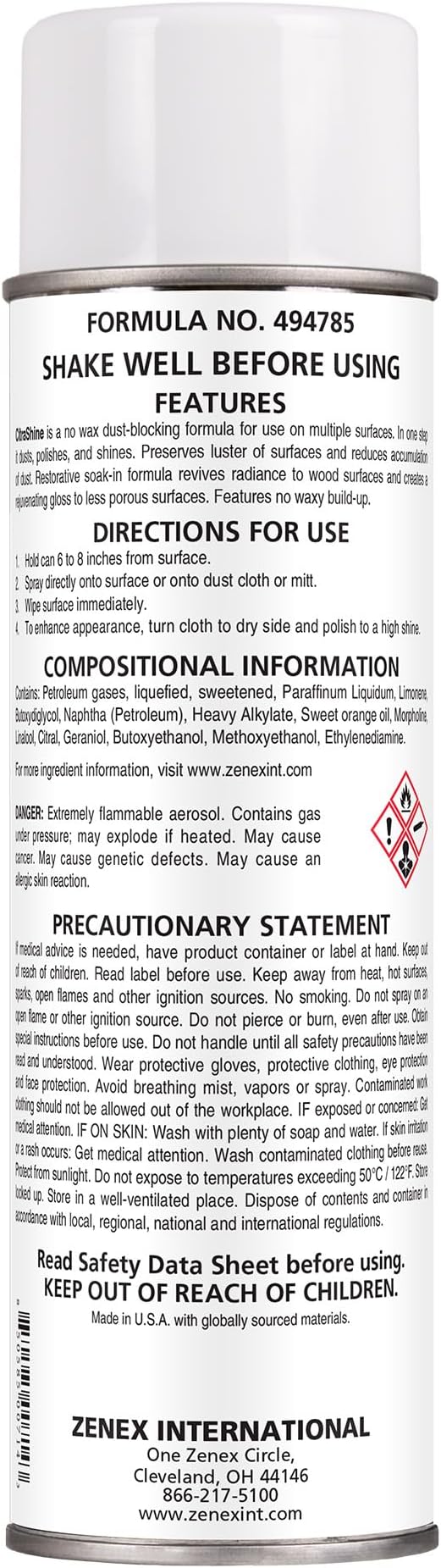 CitraShine All Surface Duster & Polish - Multi-Surface Dusting and Wood Polish Spray | Dust Repellent | Fresh Citrus Scent | No Waxy Build-up | 360° Spray Valve | 18 oz (2 Pack) | Made in USA