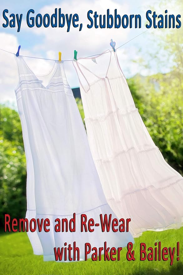 Parker and Bailey Stain Remover- Blood Stain Remover for Carpet, Clothes, Sheets and Mattress - Garment and Fabric Laundry Stain Remover - 16oz