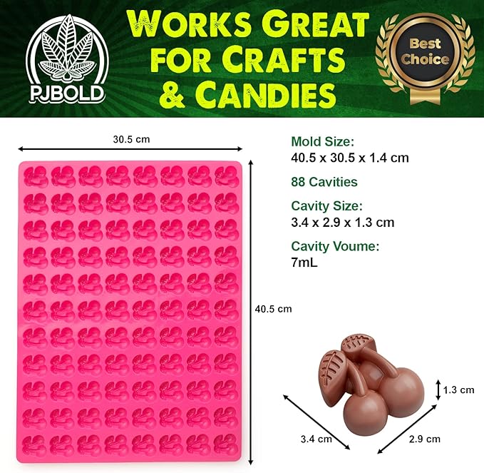 Double Cherry Silicone Mold