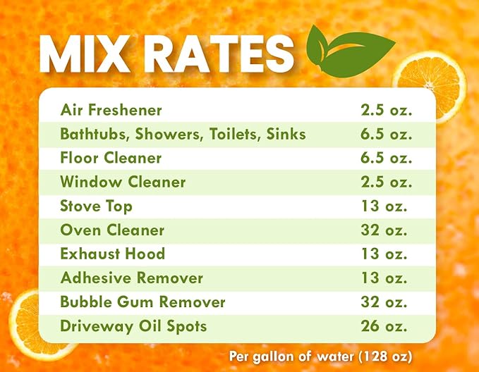 Premium Cold Pressed Orange Oil Concentrate- 32 oz (with D-Limonene), Concentrated Cold Pressed Orange Oil Blend - All-Purpose Citrus Cleaner and Degreaser Blend