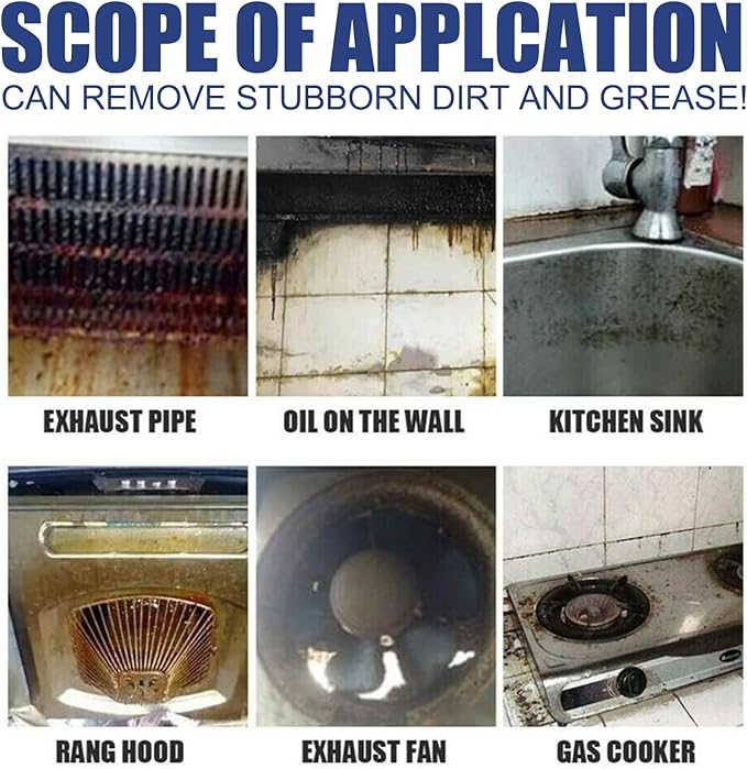 Bubble Cleaner, All Purpose Bubble Cleaner Kitchen Deep Cleaning Spray, All-purpose Rinse-free Cleaning Spray(3PC)