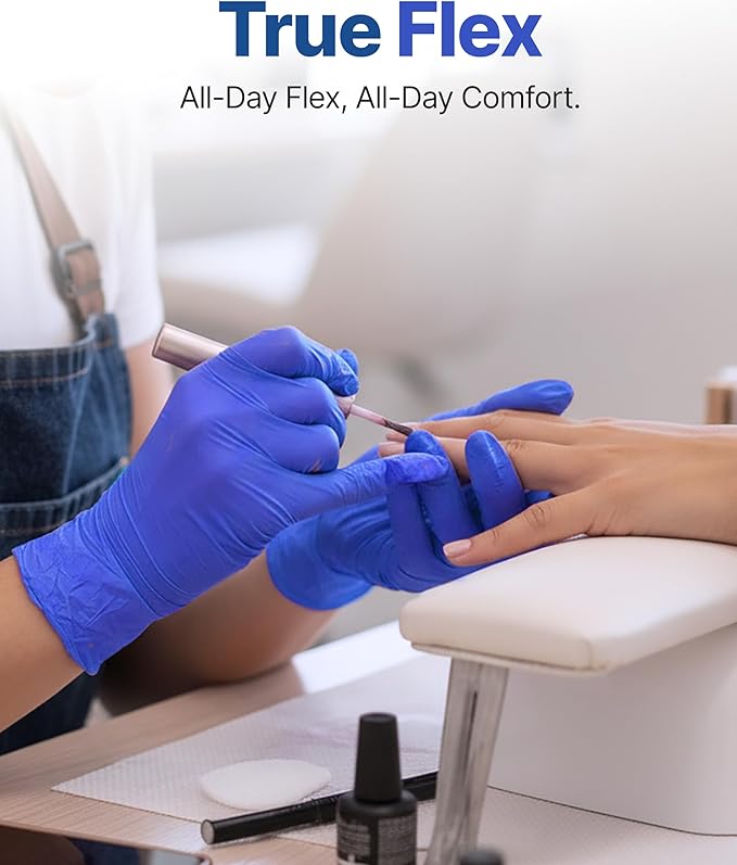 Schneider Nitrile Exam Gloves, Disposable Gloves, Latex-Free, Powder-Free, Food Safe for Cleaning, Cooking, Household Use