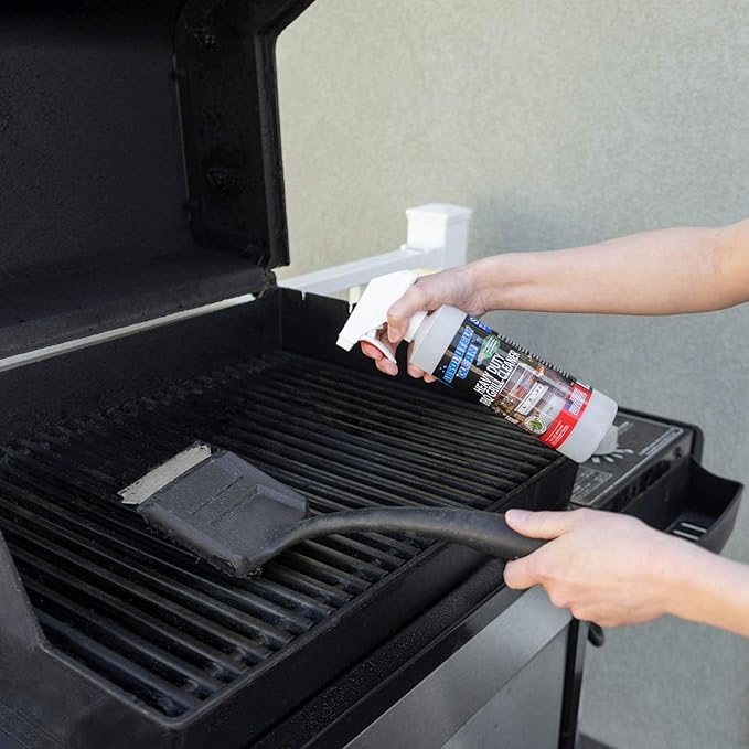 Absolutely Clean IT JUST WORKS GREAT as Grill Cleaner Spray! - Professional Strength, Natural Enzyme Formula - Fast Acting, Fume Free - USA Made (16oz Spray Bottle)
